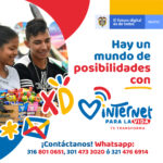 En 2020, el MinTIC conectó a más de 230 mil familias con internet fijo y adjudicó el contrato de conectividad rural más grande en la historia del país.